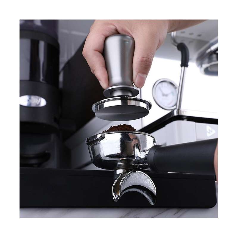 Constant Pressure Coffee Tamper 58mm Espresso Distributor Stainless Steel Force Powder Hammer Coffe