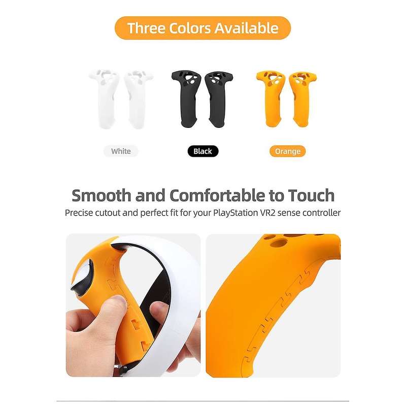 Controller Grip Cover for Vr2 Silicone Case Handle Grip Protective Sleeves Cover for Ps Vr2 Part W