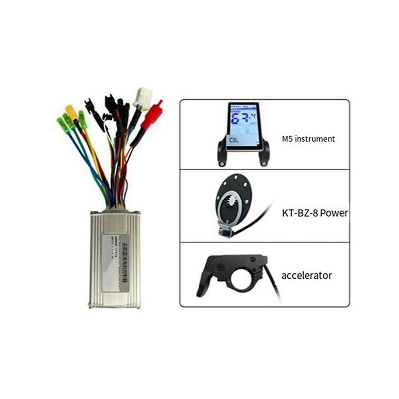 Controller Kit Electric Bike Electric Scooter Kit Lcd-m5 Display Controller 24/36/48v 17a 250w/350w