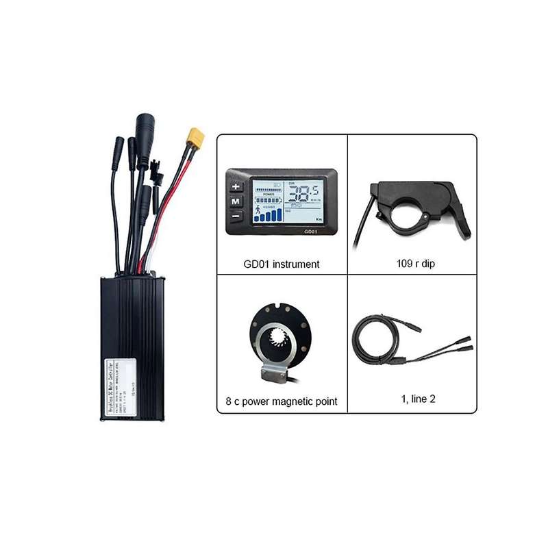Controller System 30a 36v/48v 750w/1000w Motor Gd01 with Universal Controller Small Kit