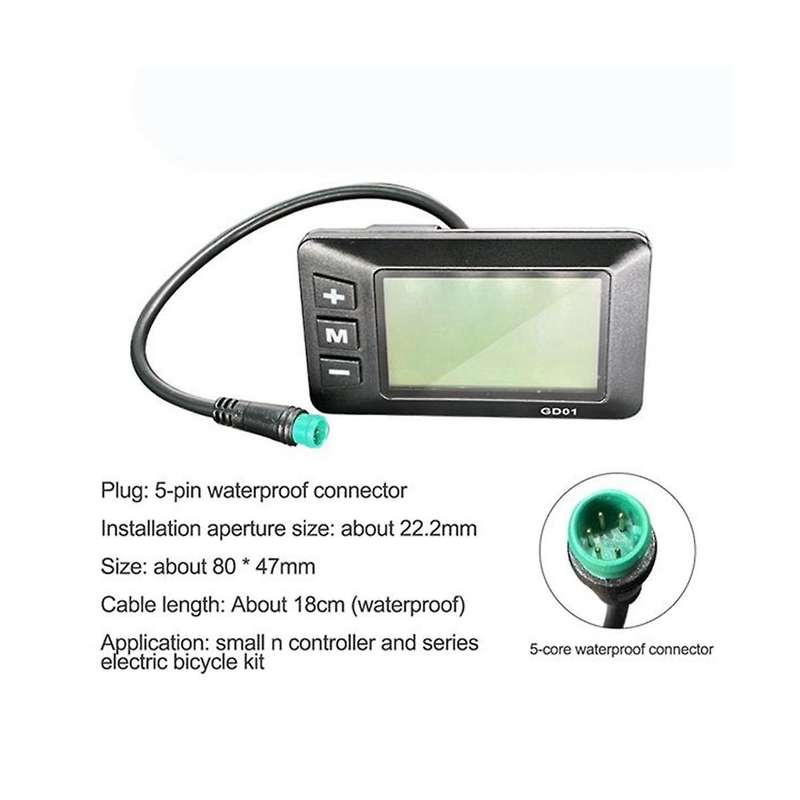 Controller System 30a 36v/48v 750w/1000w Motor Gd01 with Universal Controller Small Kit