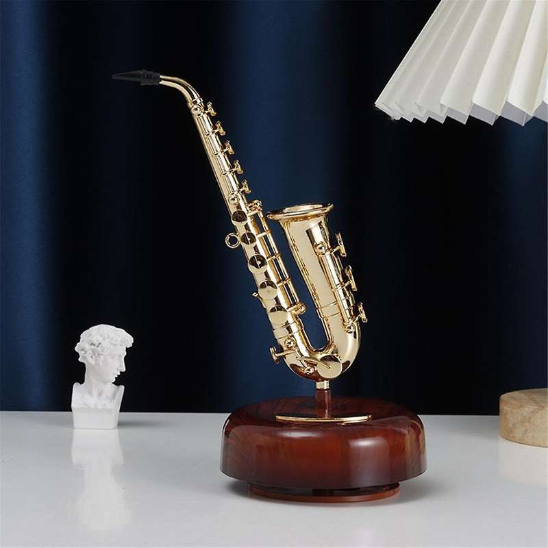 Violin Classical Instruments Pipa Music Box Home Wine Cabinet Decorations Violin Guitar Octave Box H