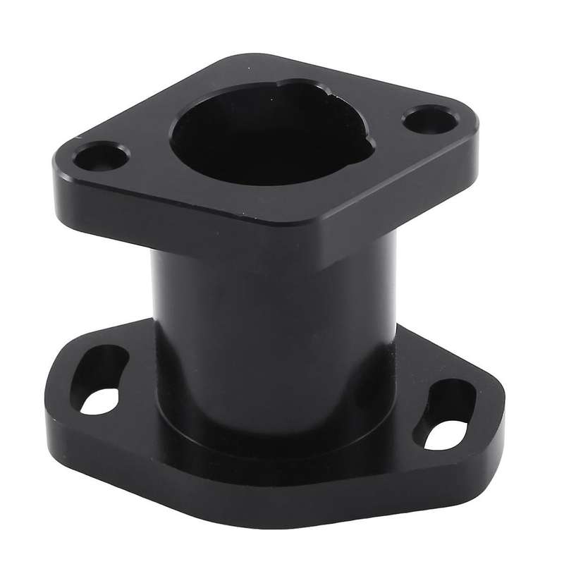 VM22 Black Carburetor Connector Port Intake Manifold Carburetor Adapter Auto Supplies