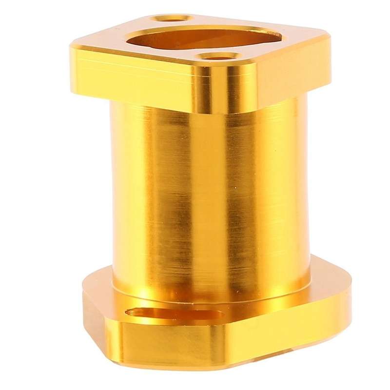 VM22 Gold Carburetor Connector Port Intake Manifold Carburetor Adapter Auto Supplies