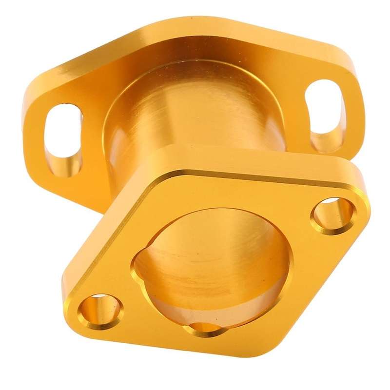VM22 Gold Carburetor Connector Port Intake Manifold Carburetor Adapter Auto Supplies