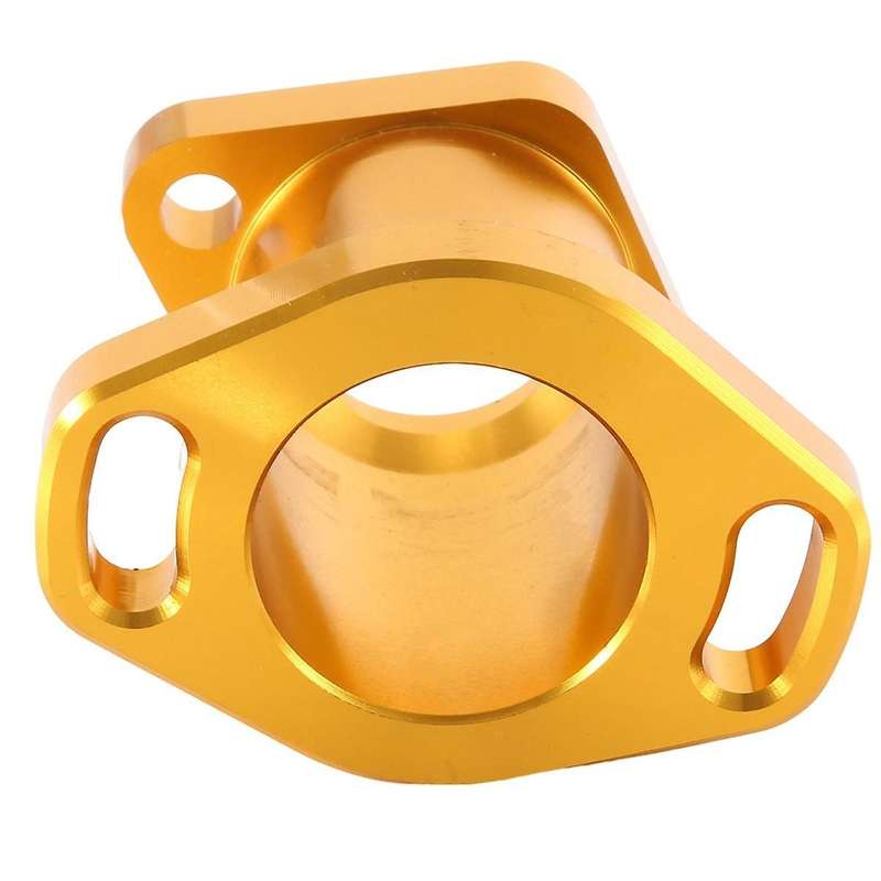 VM22 Gold Carburetor Connector Port Intake Manifold Carburetor Adapter Auto Supplies