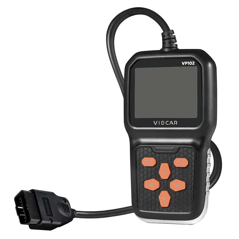 VP102 Universal Car & Truck Code Reader 2 In1 Diagnostic Tool Obd Scan Multi-Systems for Heavy Duty