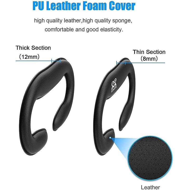 VR Vent Soft Interface Bracket & Anti-Leakage Light PU Leather Foam Face Cover Replacement Pad 7In1