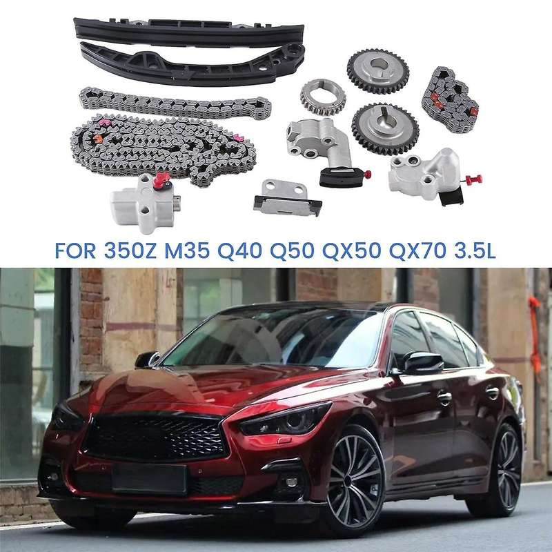 VQ35HR HJ-49175 Timing Chain Kit for 350Z for M35 Q40 Q50 QX50 QX70 3.5L