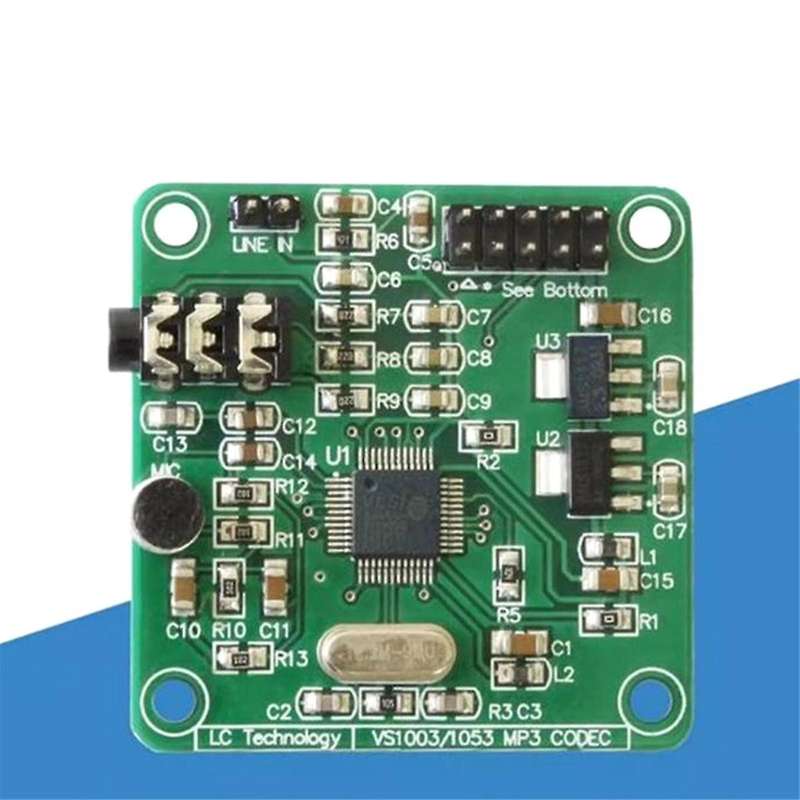VS1003 Module MP3 Playback Audio Decoding Onboard Microphone Multifunction Convenience Module
