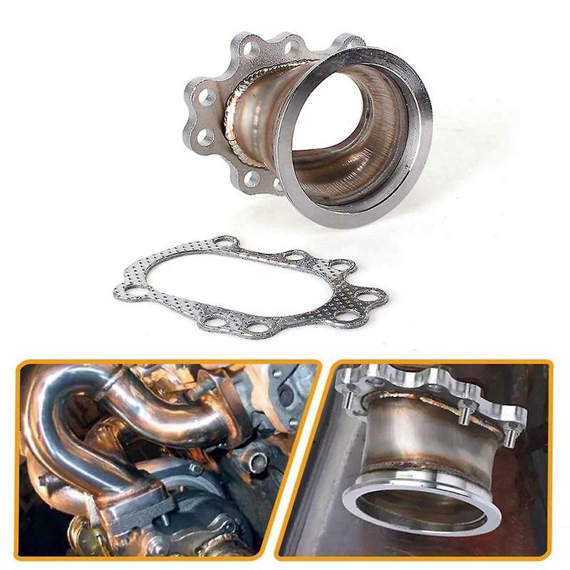 V-shape Flanged Turbine Down Pipe Adapt for T25t28 Gt25 Gt28 Stainless Steel Adapter