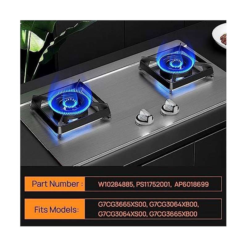 W10284885 Burner Knob Replacement, Fit for Gas Range/Stove/Oven, Replaces WPW10284885 AP6018699 PS11