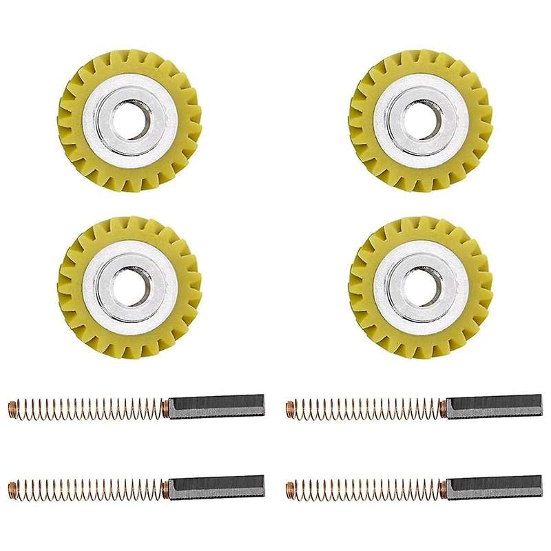 W10112253 Mixer Worm Gear & W10380496 Carbon Brushes Replace Part for & Mixer Number 4162897