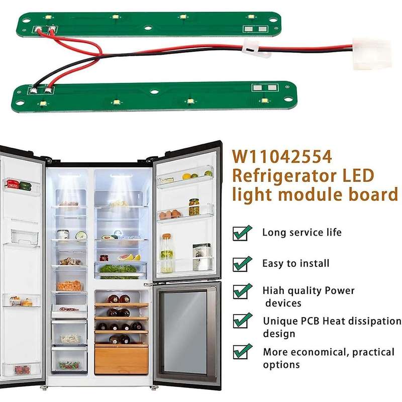 W11042554 Refrigerators Led Light Module Assembly Board,replaces W11527432 W11101384 W11333374 W113