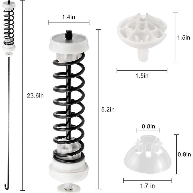 W10780048 W10189077 for Ken-More Washing Machine Suspension Rod Kit W10780045 DC97-1650C