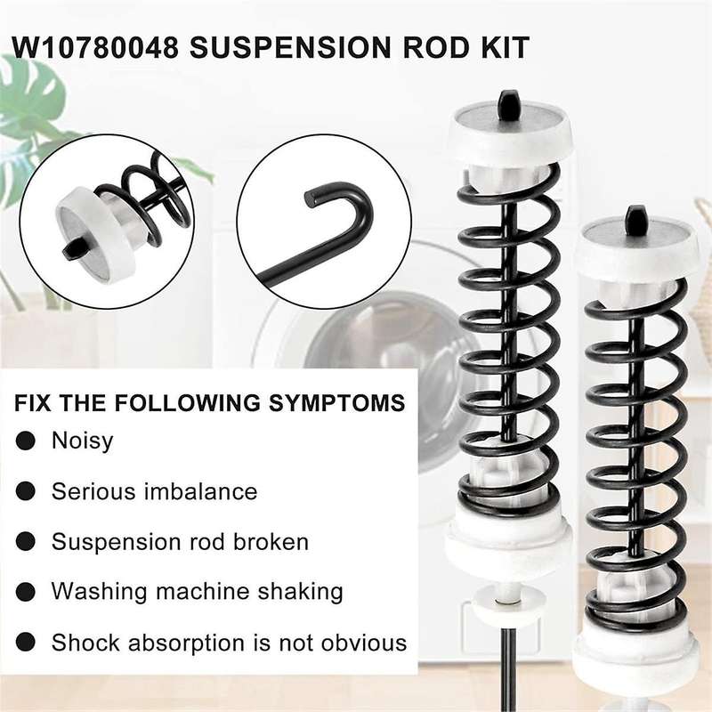 W10780048 W10189077 for Ken-More Washing Machine Suspension Rod Kit W10780045 DC97-1650C