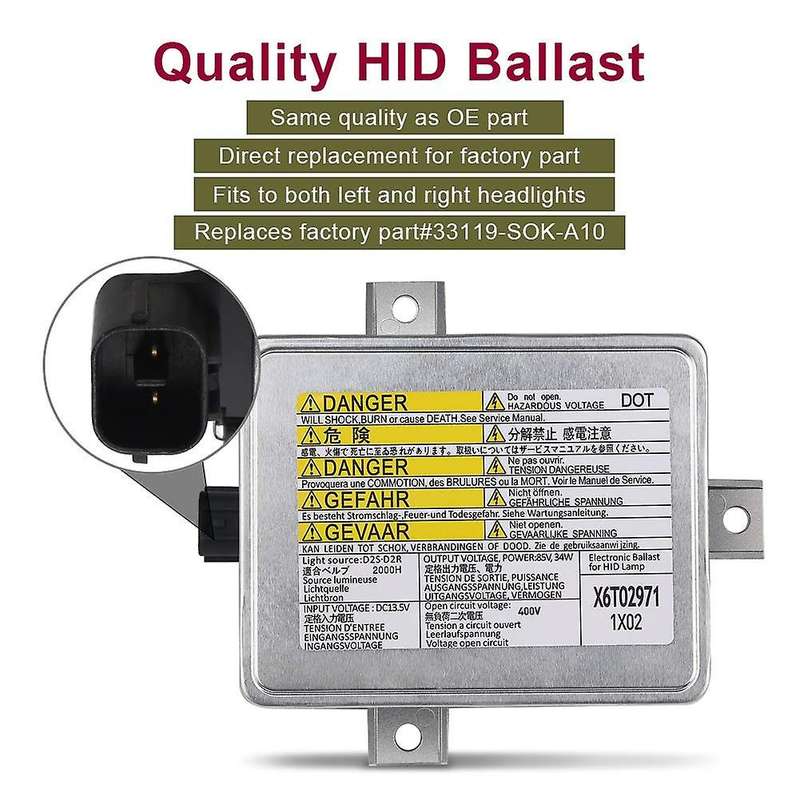 W3T10471 X6T02991 33119-S0K-A10 Xenon HID Headlight Ballast for TL TSX S2000 Accord 5 Grandis