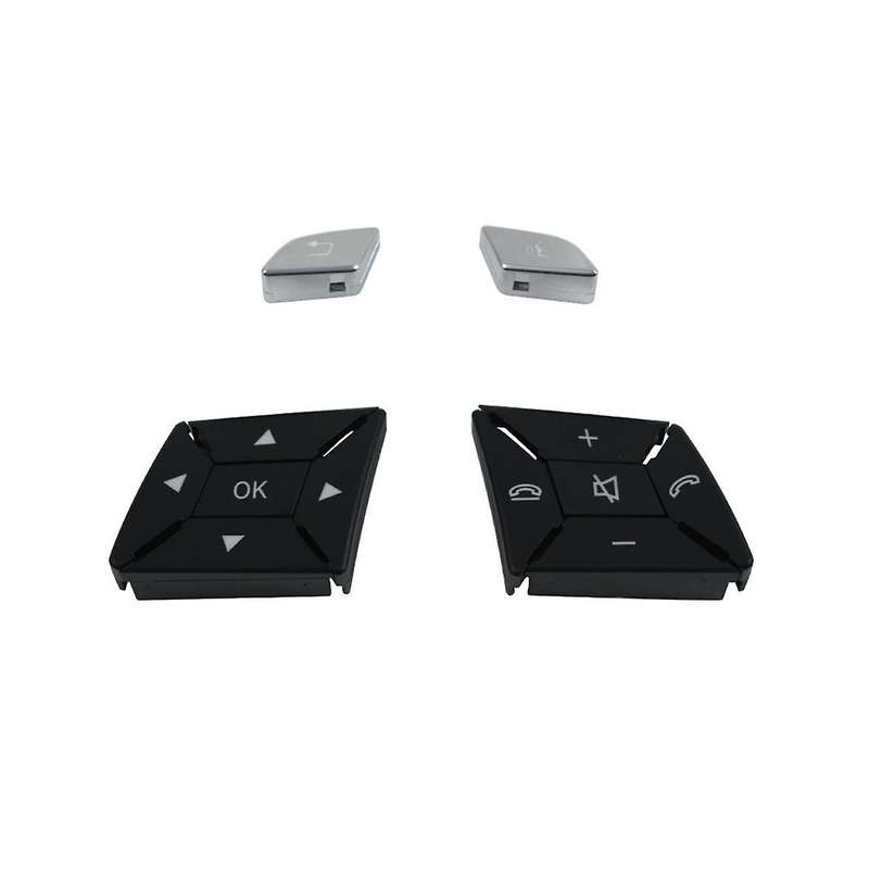 W204 W212 W218 Car Steering Wheel Control Switch Button Cover Volume for C E A Class W156 W246 ,sil