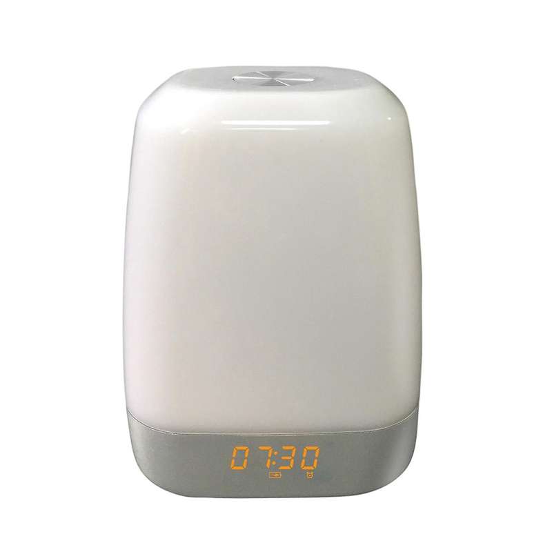 Wake Up Light Beside Lamp Alarm Clock with Sunrise Simulation Pressure Sensor Multicolor Dimmable Ni