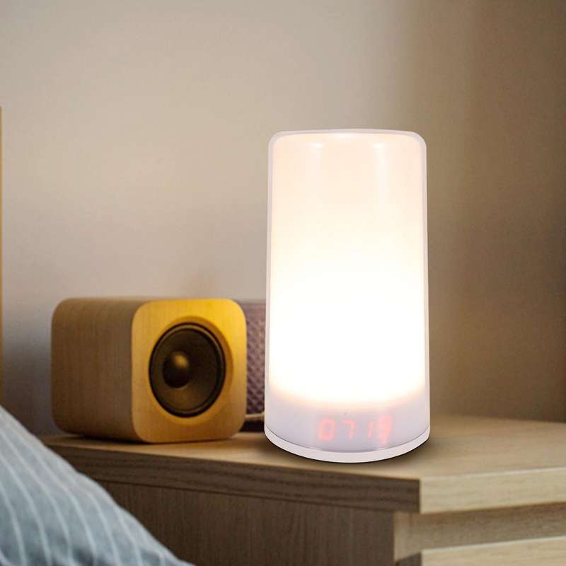 Wake Up Light, Alarm Clock with Sunrise Simulation, 5 , Multi Light Modes,contact Control Night Lig