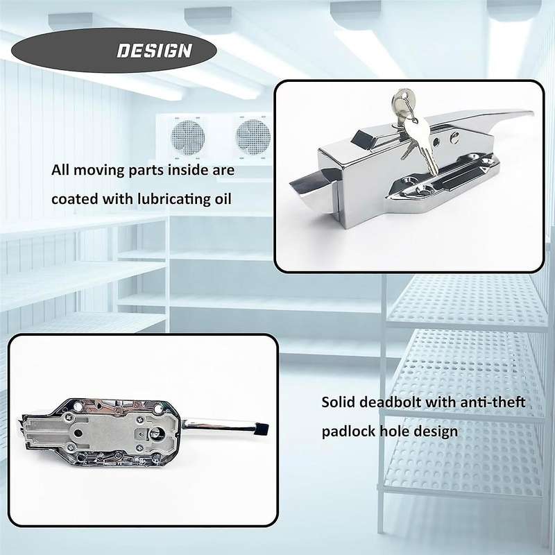 Walk In Freezer Door Latches Walk In Cooler Door Handle Latches Freezer Kit Heavy Duty with Key and