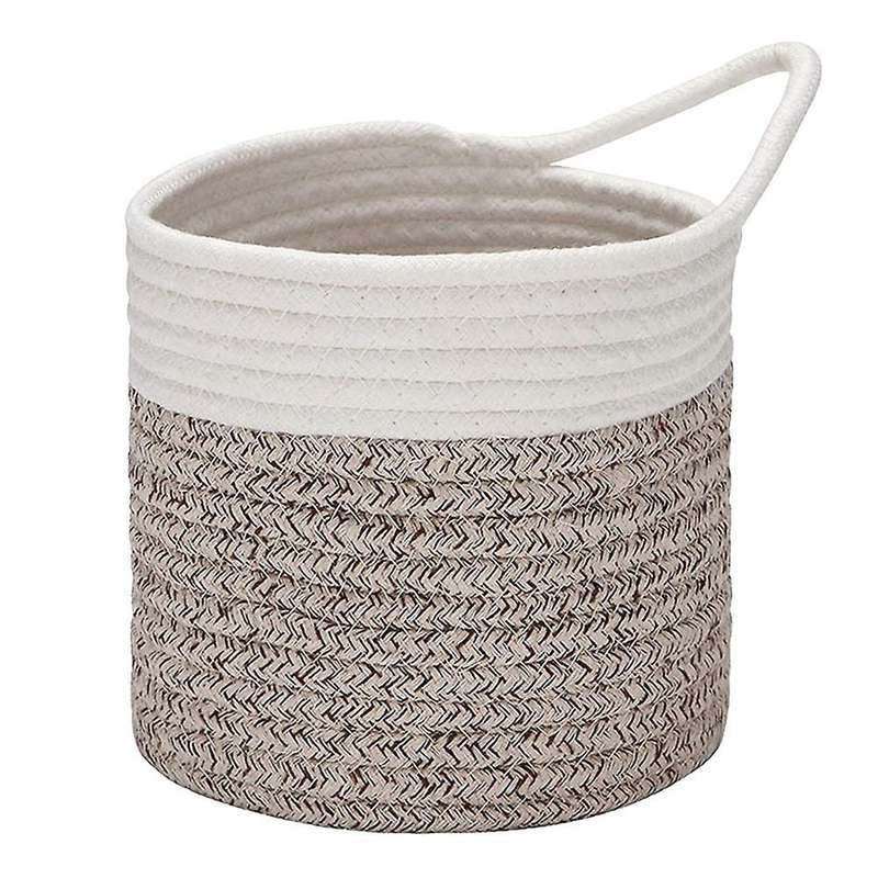 Wall Baskets Small Cotton Rope Baskets Woven Baskets Storage Hanging Baskets for Organizing Round B
