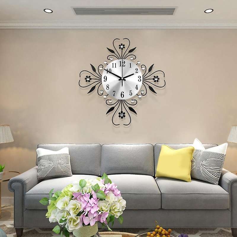 Wall Clock Clock European Style Static Trumpet Modern Quartz Wall Clock