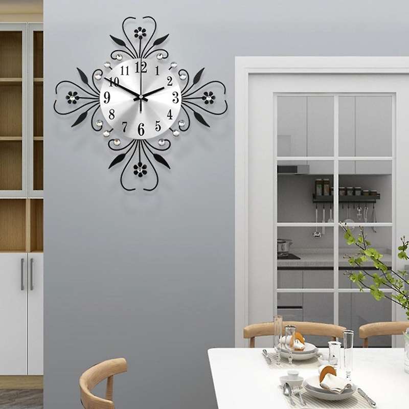 Wall Clock Clock European Style Static Trumpet Modern Quartz Wall Clock