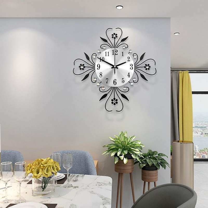 Wall Clock Clock European Style Static Trumpet Modern Quartz Wall Clock