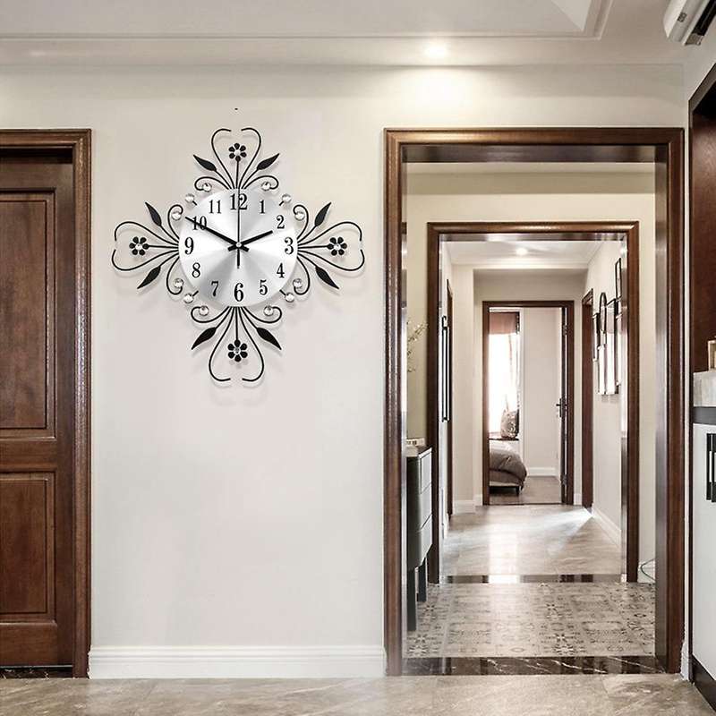 Wall Clock Clock European Style Static Trumpet Modern Quartz Wall Clock