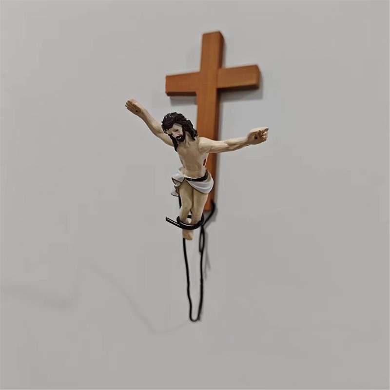 Wall Crosses Bungee Jumping Decoration, Easter Crosses Decoration, Easter Ambiance Decorative Orname