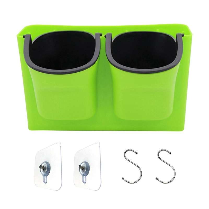 Wall Hanging Planter Pots , Plants & Flowers Plastic Pots Baskets with Hooks, for Home Garden Porch