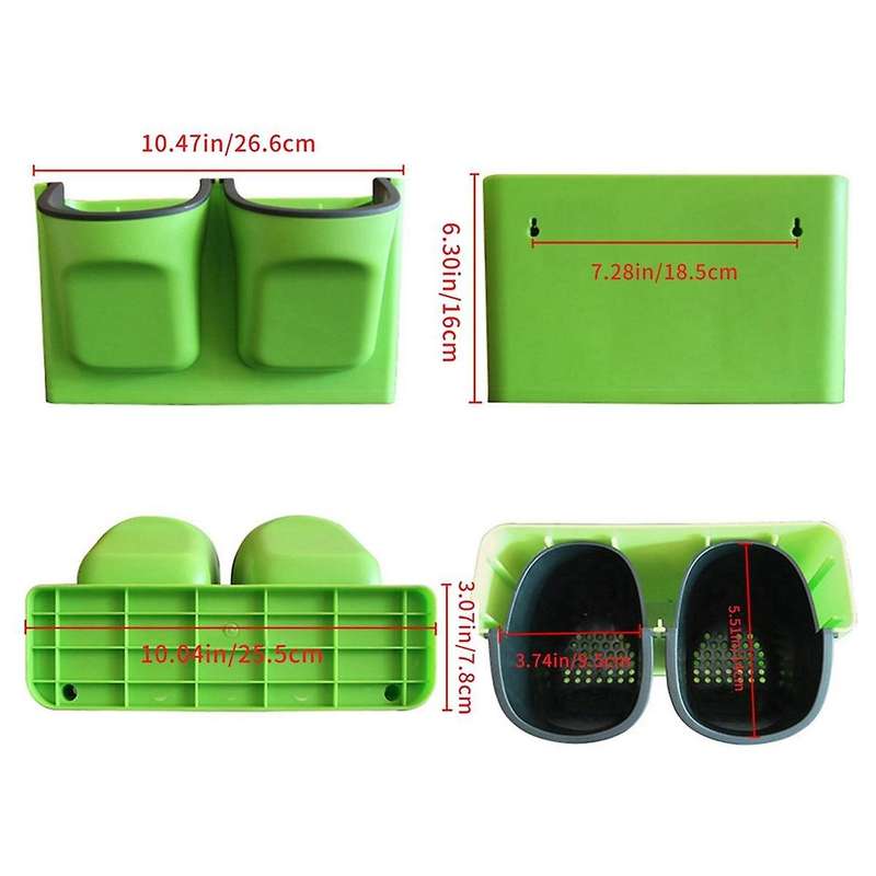 Wall Hanging Planter Pots , Plants & Flowers Plastic Pots Baskets with Hooks, for Home Garden Porch