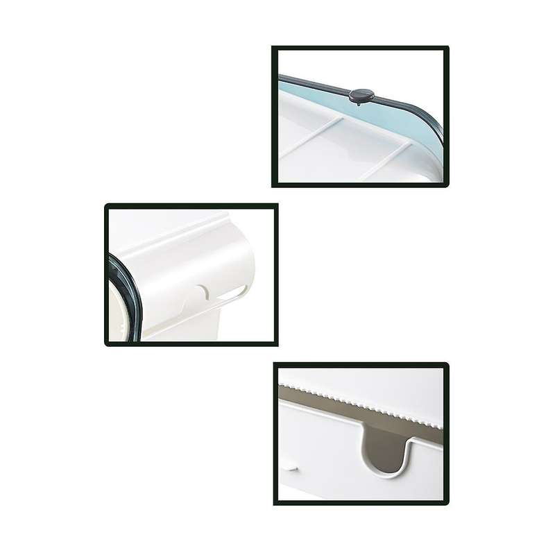 Wall Mount Bathroom Tissue Punch-free Phone Rack Case Toilet Paper Holder Waterproof Shelf Organize