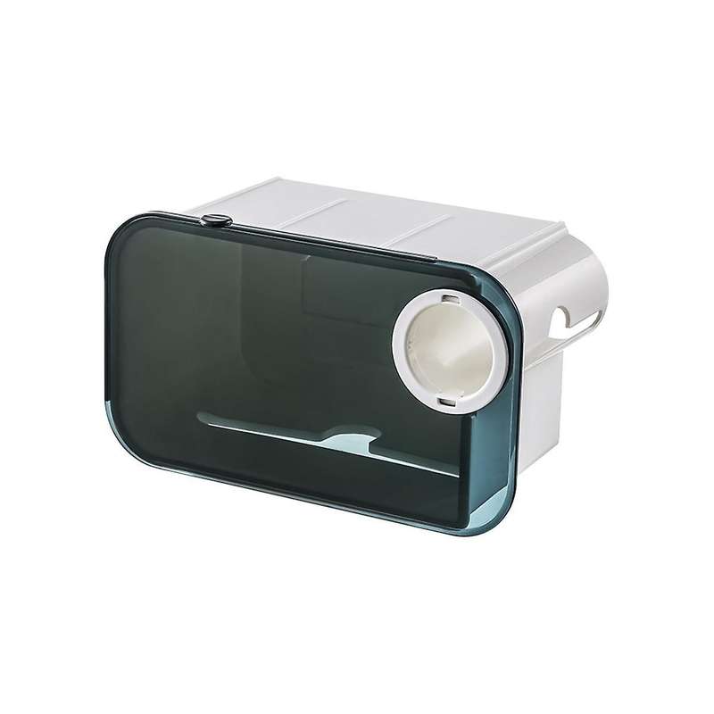 Wall Mount Bathroom Tissue Punch-free Phone Rack Case Toilet Paper Holder Waterproof Shelf Organize