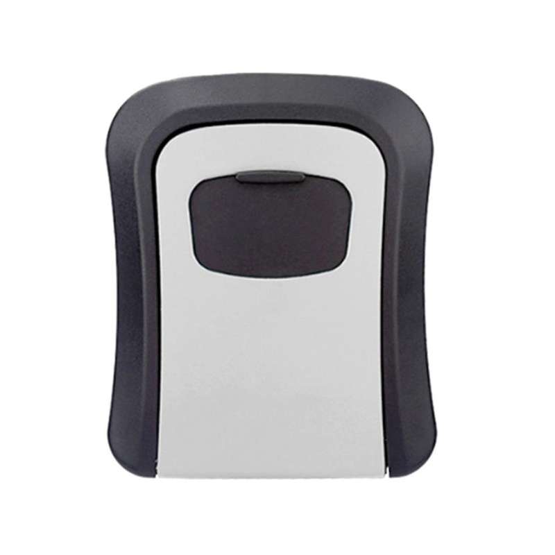 Wall Mount Key Lock Box 4 Digit Password Code Security Lock Office Key Safe Secret Storage Box Orga