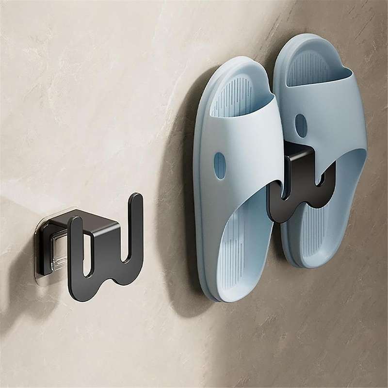 Wall Mount Slipper Rack - Shoe Hanger Organizer for Closet,Slipper Organizer for Door Closet Bathroo