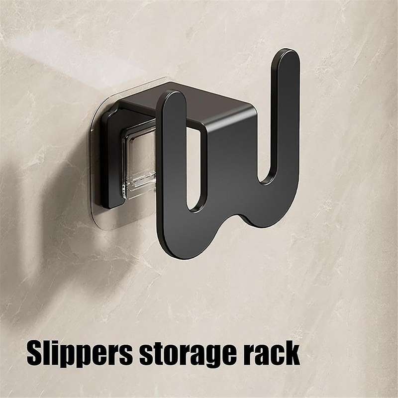 Wall Mount Slipper Rack - Shoe Hanger Organizer for Closet,Slipper Organizer for Door Closet Bathroo