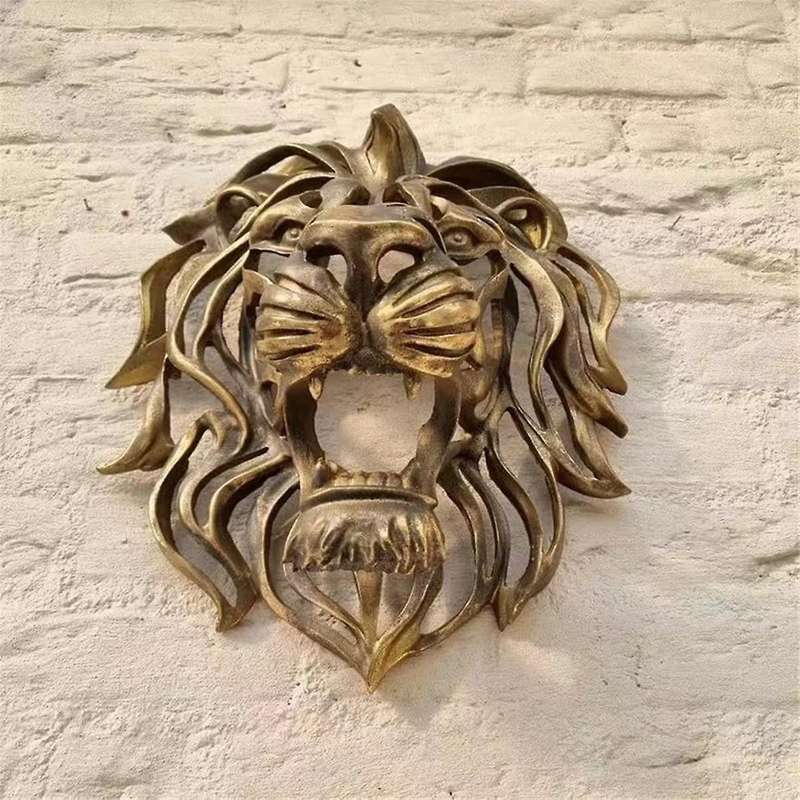 Wall Mounted Art Sculpture Gold Resin Art Wall Luxury Decor Art Wall Hanging