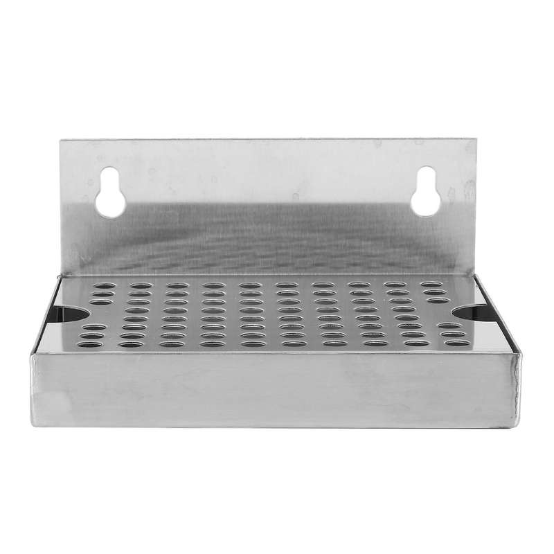 Wall Mount Beer Tray No Drain 304 Stainless Steel Homebrew Kegging Beer