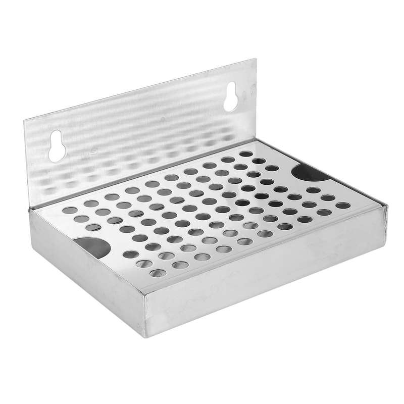 Wall Mount Beer Tray No Drain 304 Stainless Steel Homebrew Kegging Beer