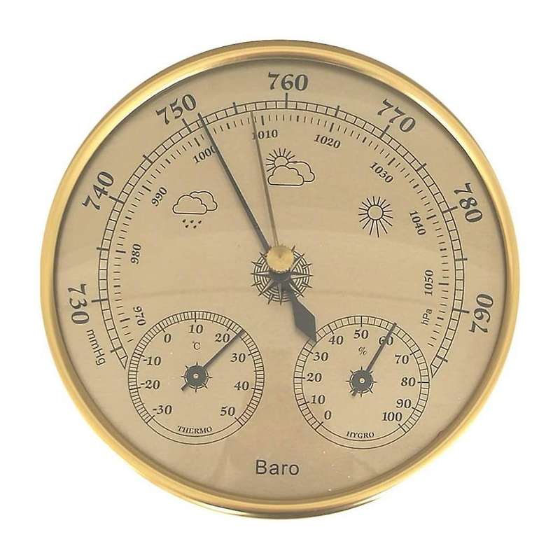 Wall Mounted Household Barometer Thermometer Hygrometer Weather Station Hanging