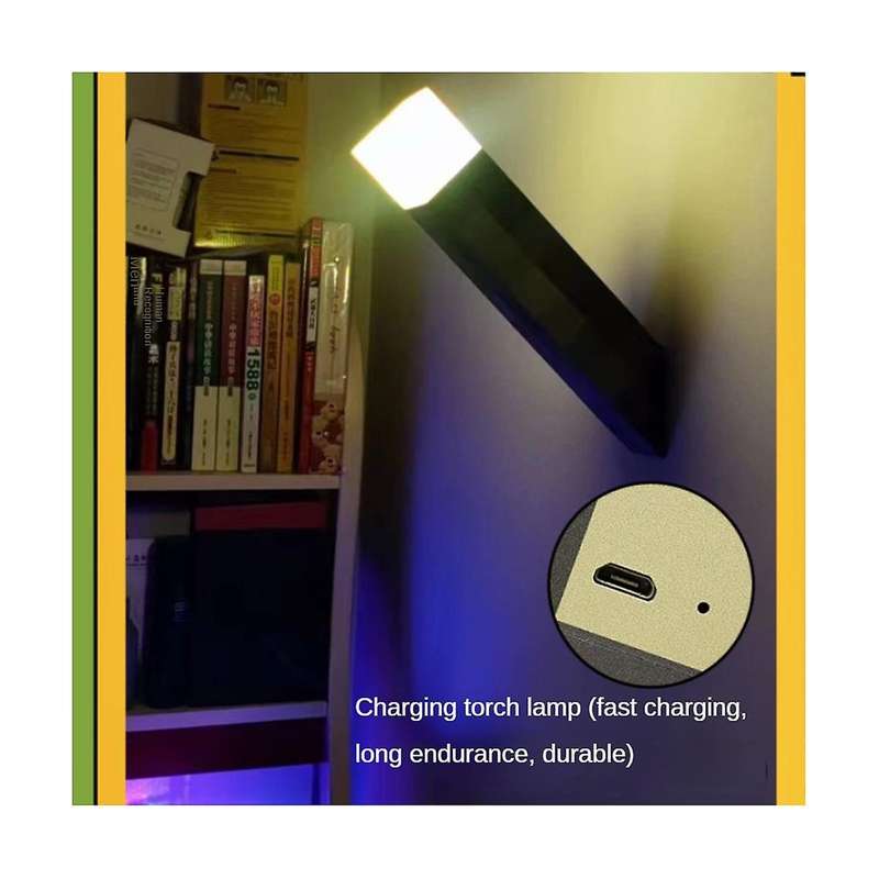 Wall Night Light Torch Building Block Lamp Torch Rechargeable Night Light Kids' Toys Atmosphere Deco