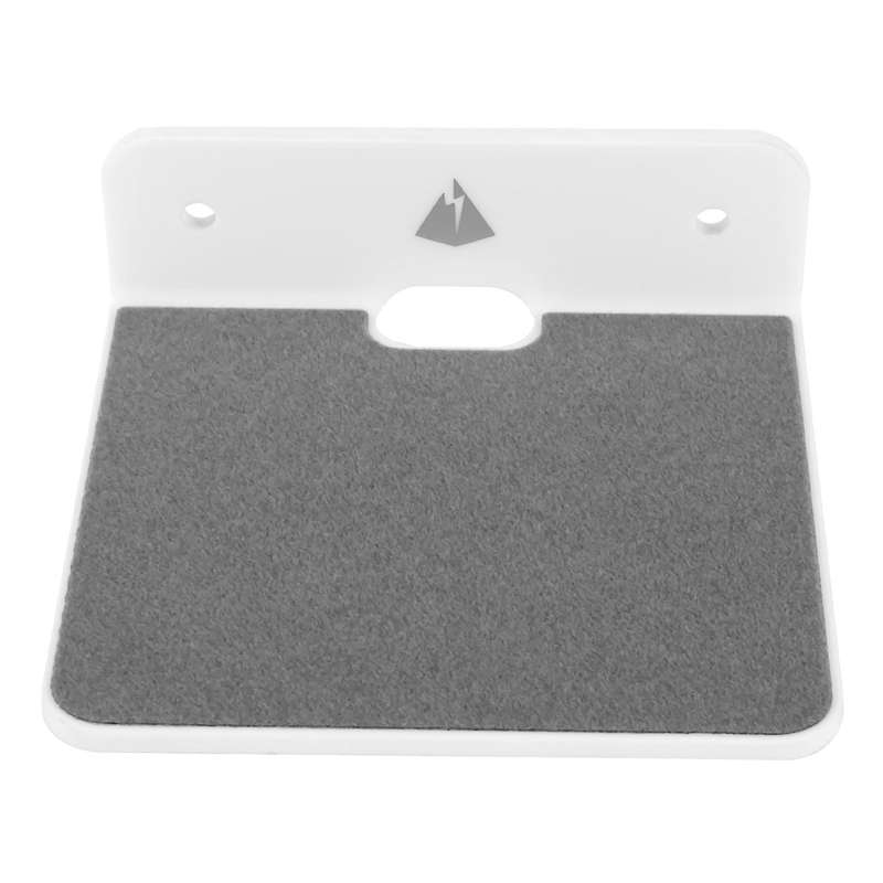 Wall Shelf Speaker Stand, Small Wall Shelf Speaker Mount (White)