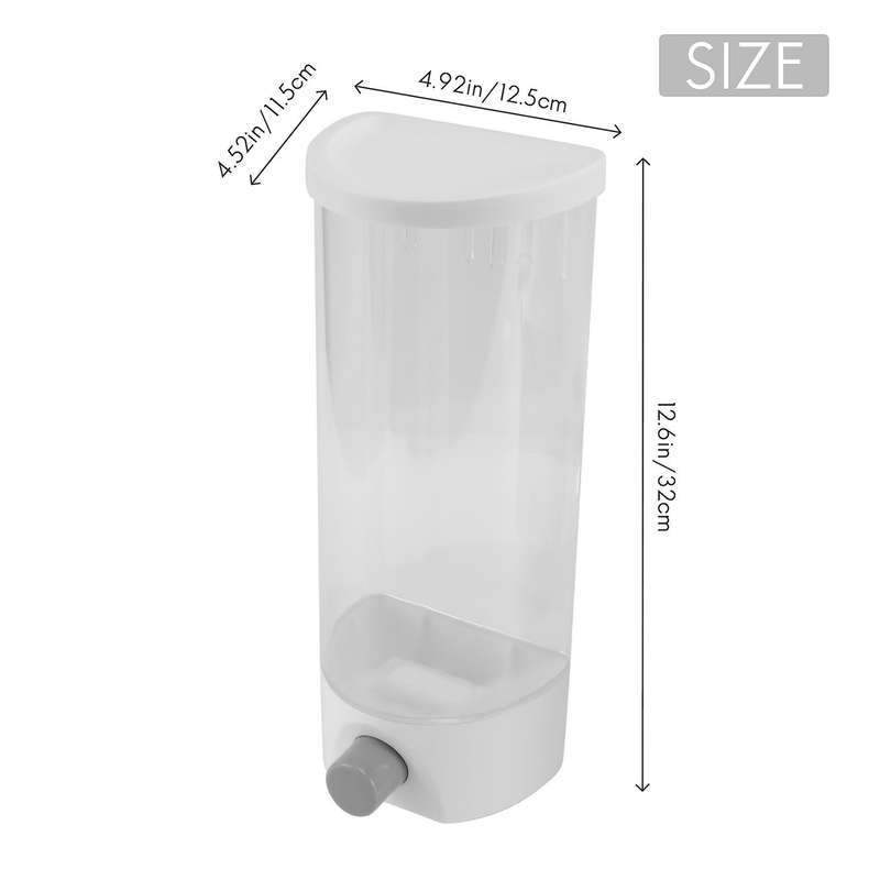 Wall-Mounted Miscellaneous Grains Tank Transparent Pressed Snack Dried Fruit Sealed Tank Moisture-P