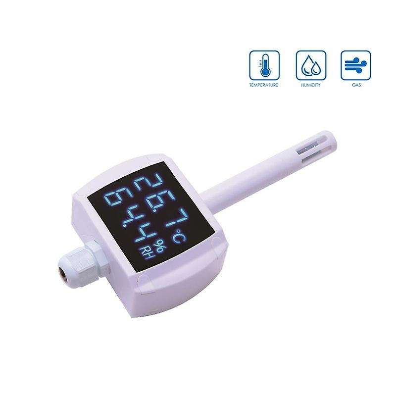 Wall-Mounted Temperature and Humidity Transmitter Duct Sensor