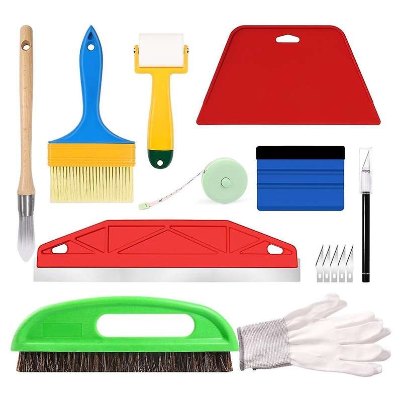 Wallpaper Smoothing Tool Kit, Seam Roller, for Wallpaper Hanging Contact Paper Vinyl Application Wal