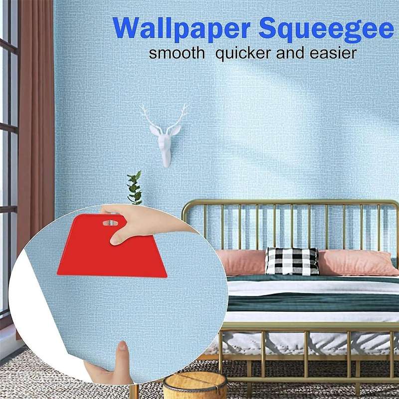 Wallpaper Tools, Wallpaper Smoothing Tool Kit for Peel and Stick, Hanging Tool Kits with Squeegee Sm