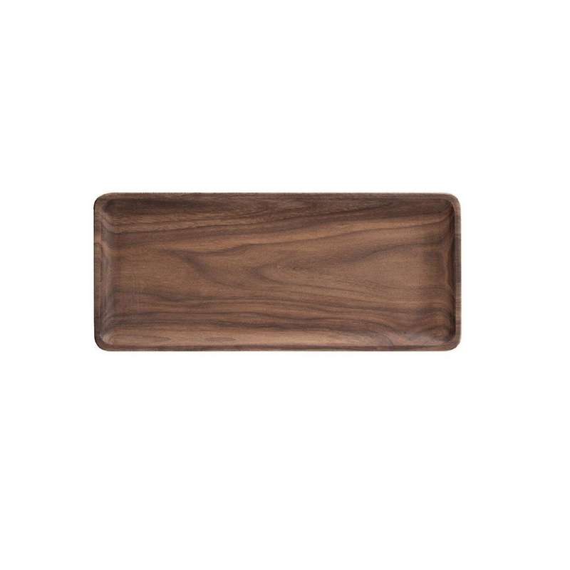 Walnut Serving Tray Solid Wood Small Tray Rectangle Platter Bathroom Tray Dinner Tray Tea Tray Coff