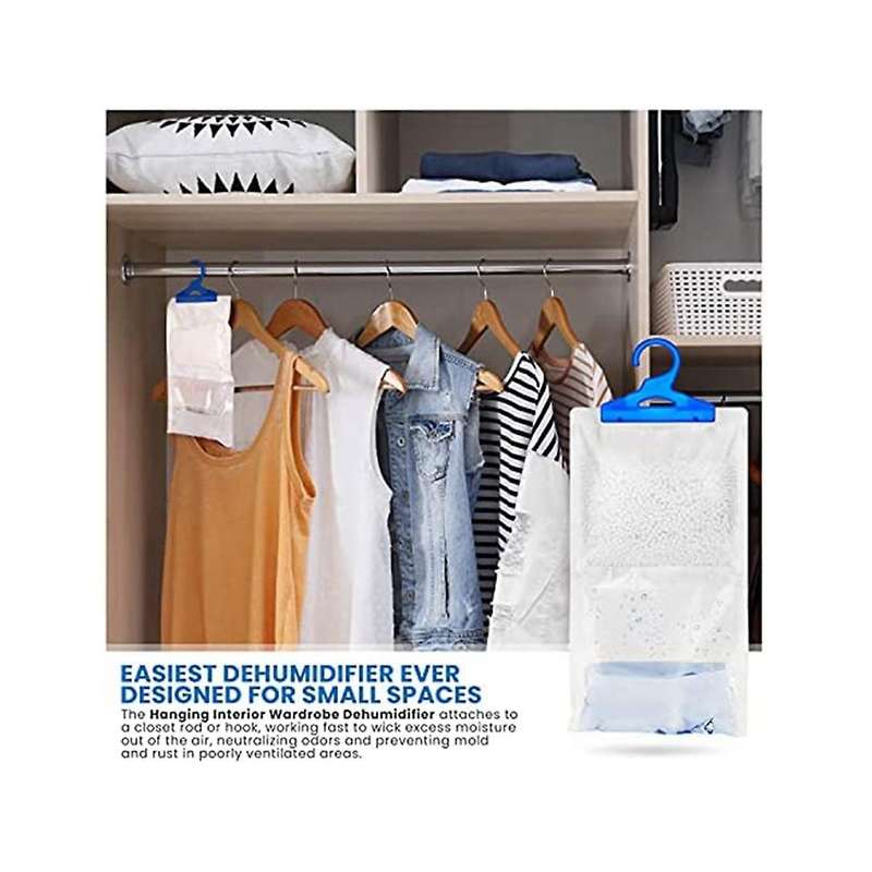 Wardrobe Moisture Absorber 20 Pack Hanging Dehumidifier Against Moisture Anti-mould